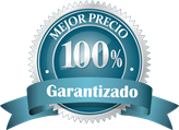 Sello de mejor precio 100% Garantizado. Imagen publicitaria de descuento exclusivo por reserva directa. Inmobiliaria A& F Oropesa del Mar alquilar piso de vacaciones en la playa